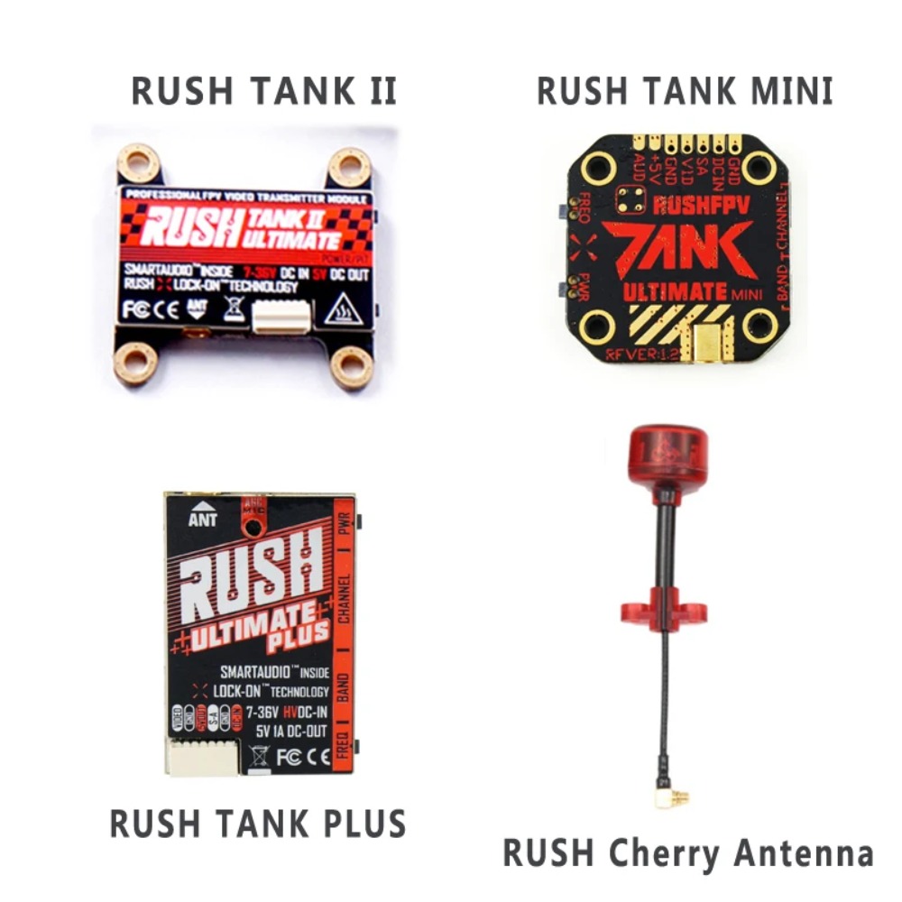 RUSH TANK Ultimate II/Mini/PLU – обзор и цена Drone Racing Frame
